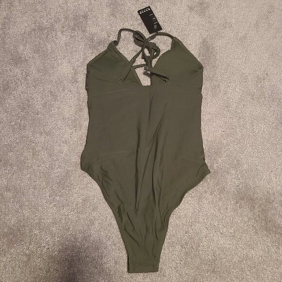 💎2/$18💎 NWT Army green- Women One Piece Swimsuit - Picture 4 of 5